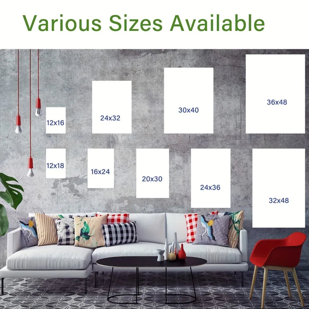 Panoramic Forest Wall Art in Pine Frame