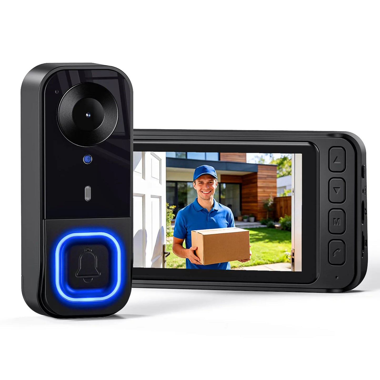 Video Doorbell HD With Night Vision Local Storage 128GB
