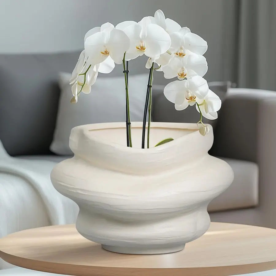 Ceramic Plant Pots Bonsai For Indoor Plants With Drainage Hole