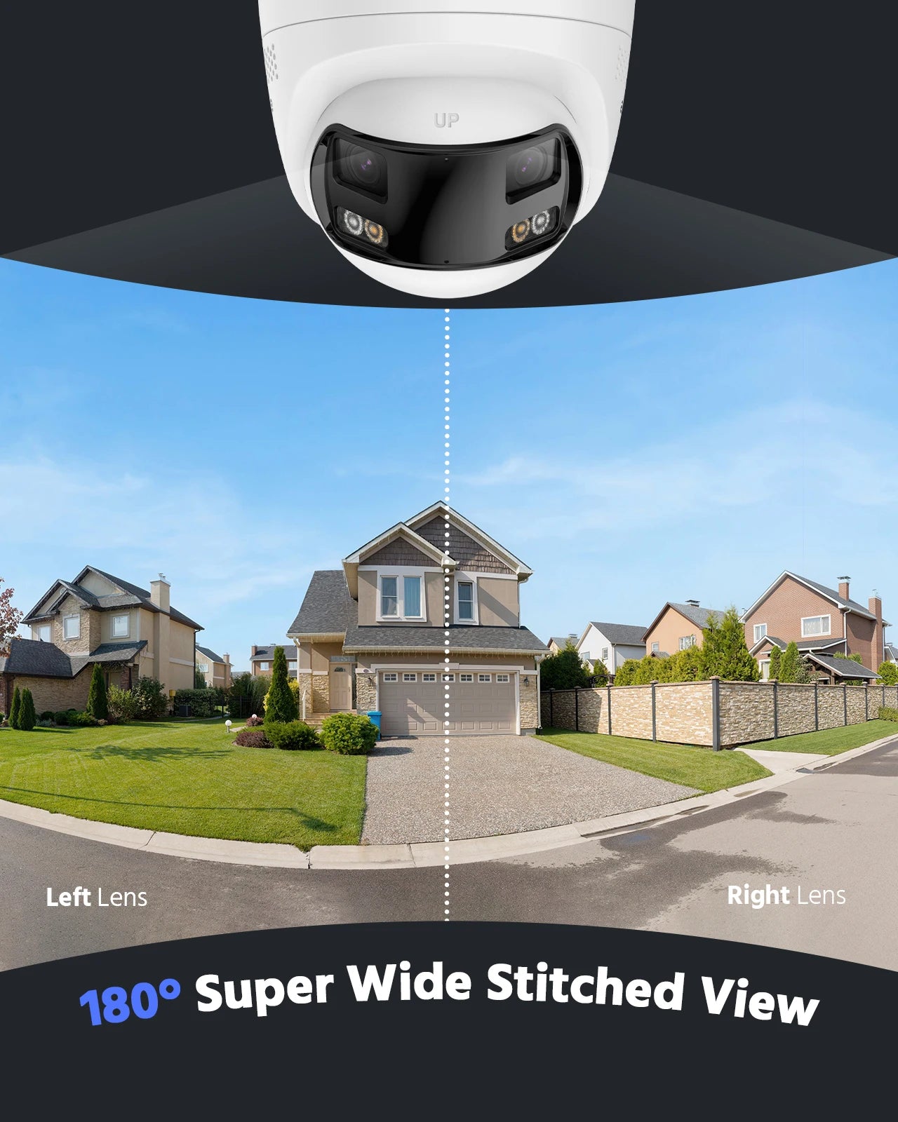 ANNKE 180 Degree Dual Lens 8MP POE Security Camera