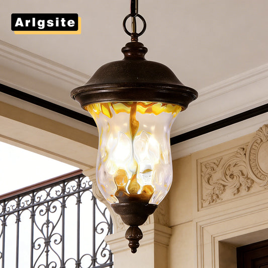 Large Outdoor Sconce Lights, 19 Inch  Black Outdoor Lanterns Waterproof for Front Porch Garage Balcony Switch Control