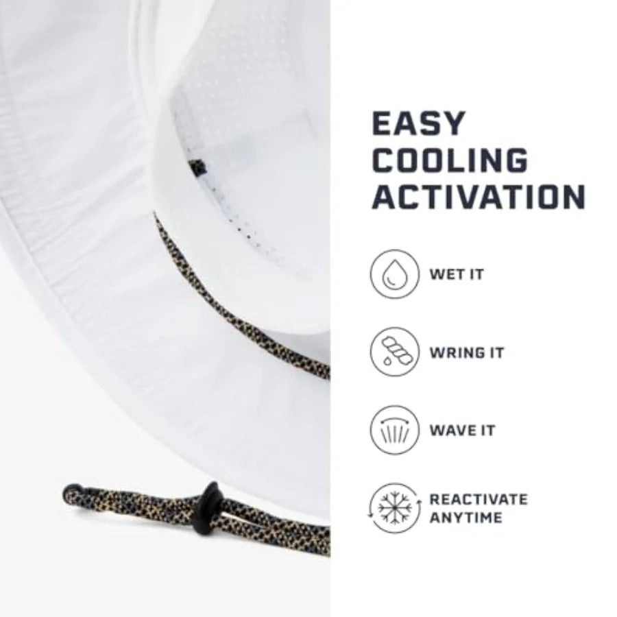 Cooling UPF Boonie Hat Unisex For Outdoor Hiking Beach Fishing