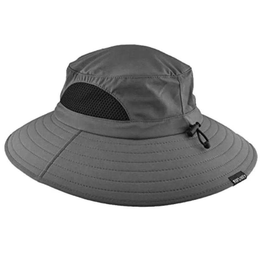 UPF Fifty Plus Waterproof Packable Bucket Hat For Men And Women Polyester