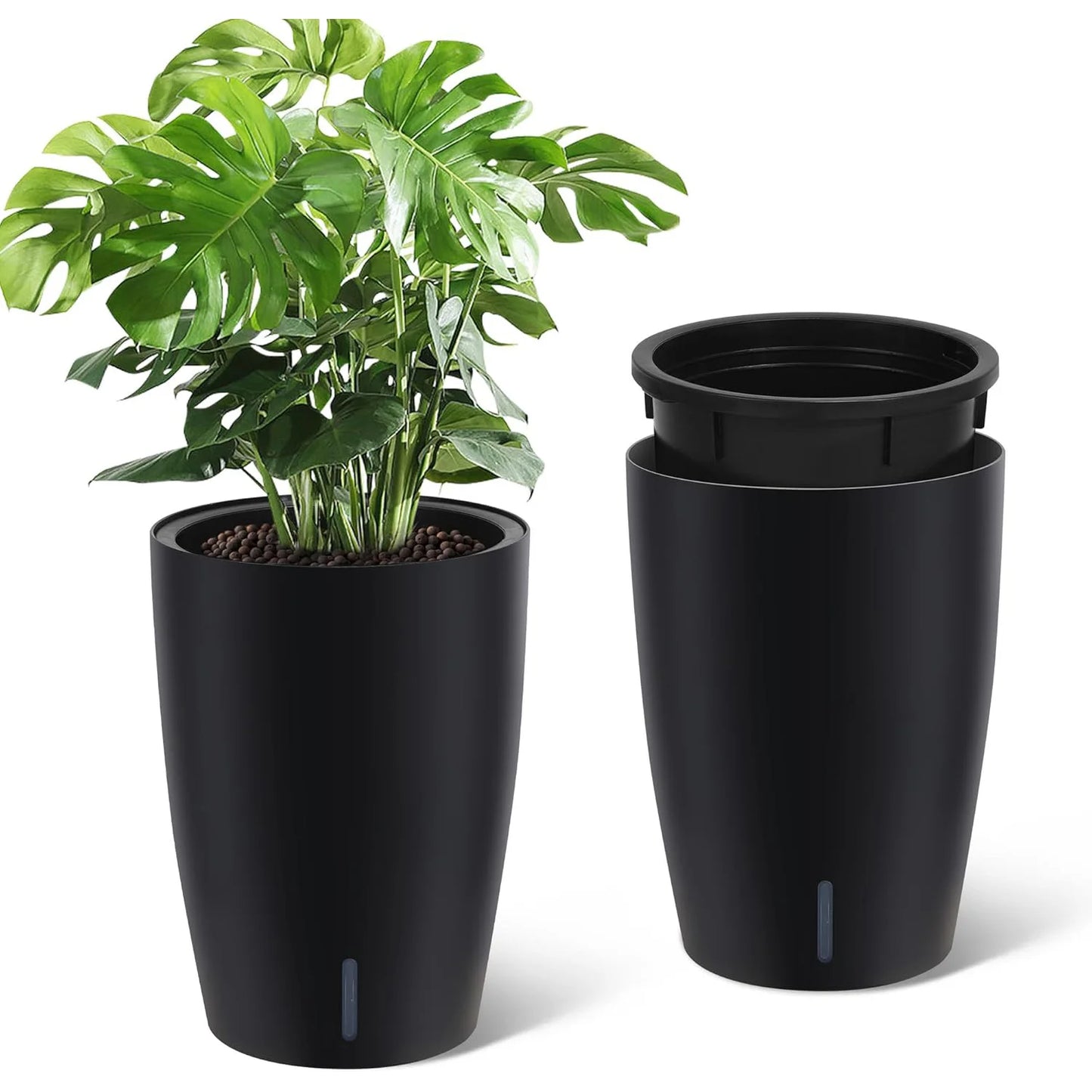 TWISTER.CK Self-Watering Planters With Water Level Gauge For Greenery