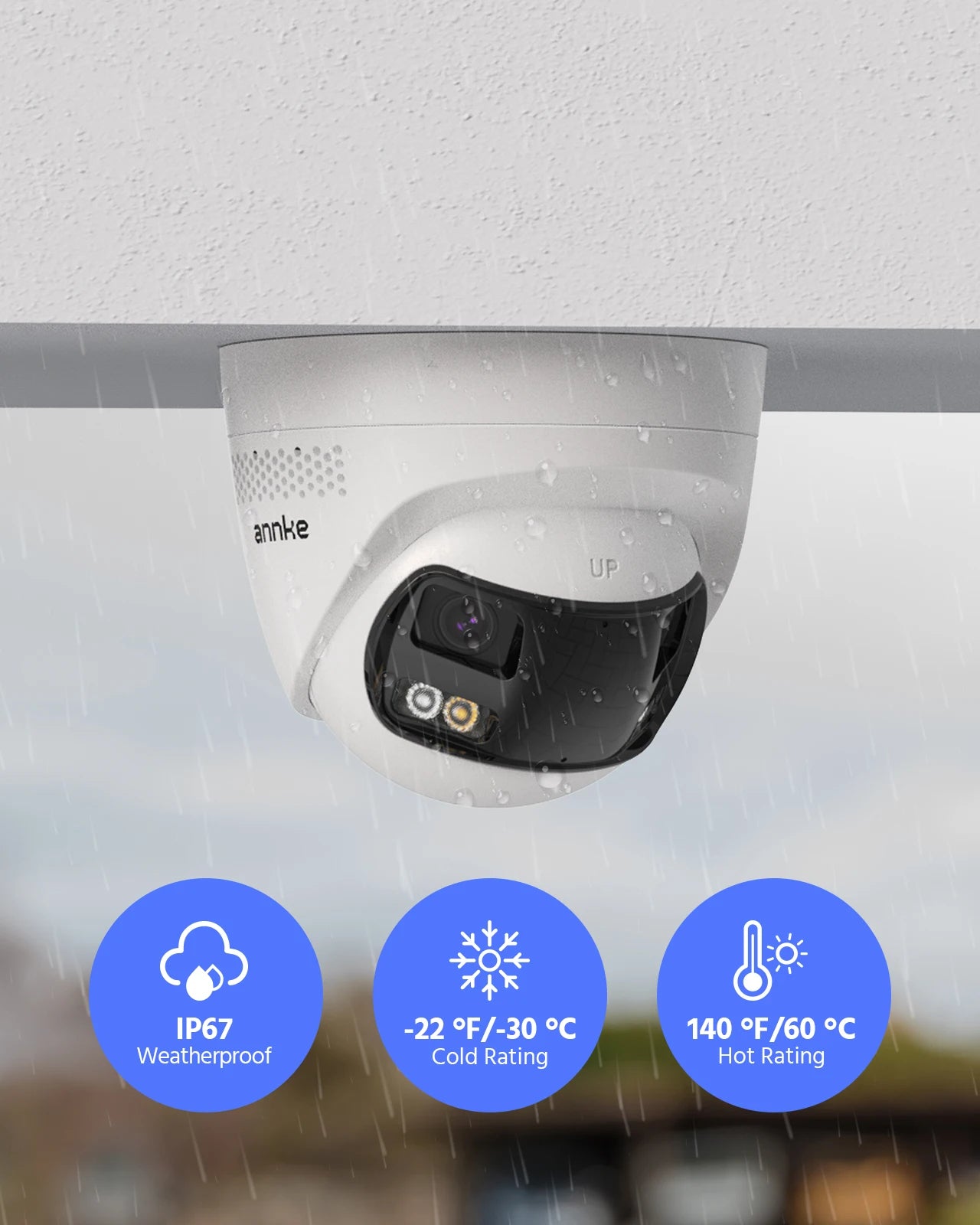 ANNKE 180 Degree Dual Lens 8MP POE Security Camera