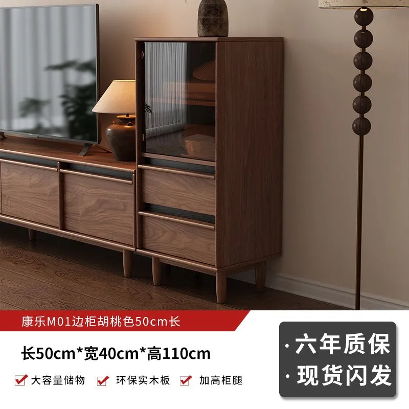 DUTRIEUX Modern TV Console Storage Cabinet Organizer Living Room
