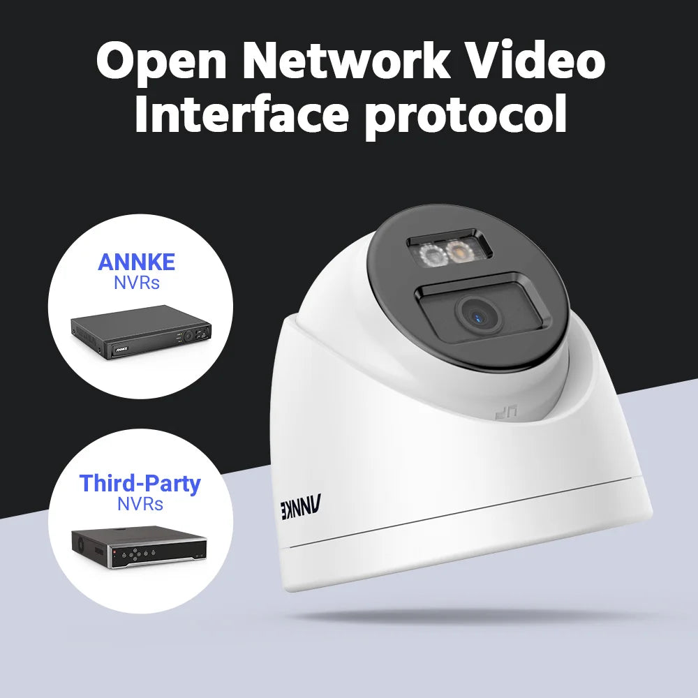 ANNKE 12MP Dual Light PoE IP Camera With Motion Detection