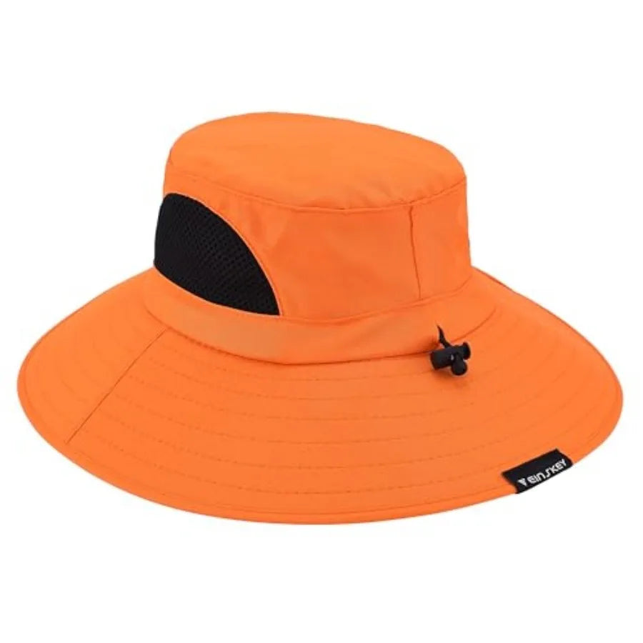 UPF Fifty Plus Waterproof Packable Bucket Hat For Men And Women Polyester