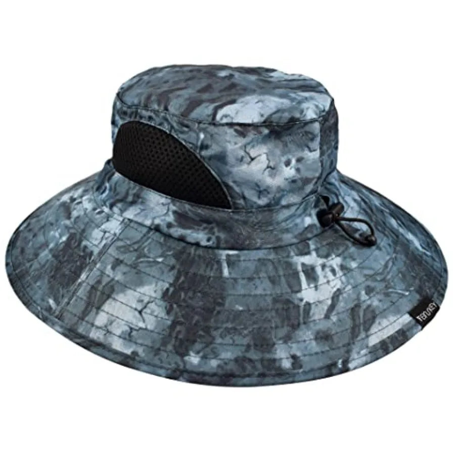 UPF Fifty Plus Waterproof Packable Bucket Hat For Men And Women Polyester