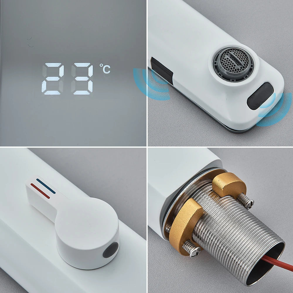 Poqihy Smart Sensor Basin Faucet With Touchless Operation