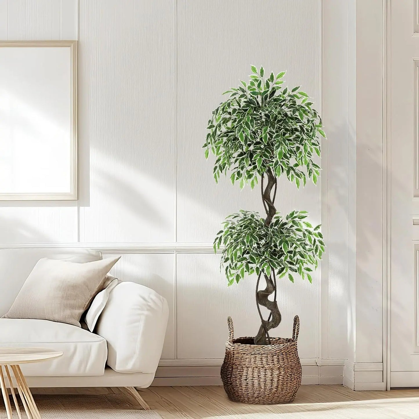 HiMISS Artificial Ficus Tree Indoor Outdoor Decor For Home Office